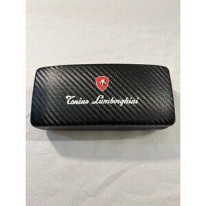 Tonino Lamborghini Carbon Fiber Pattern Sunglasses Case